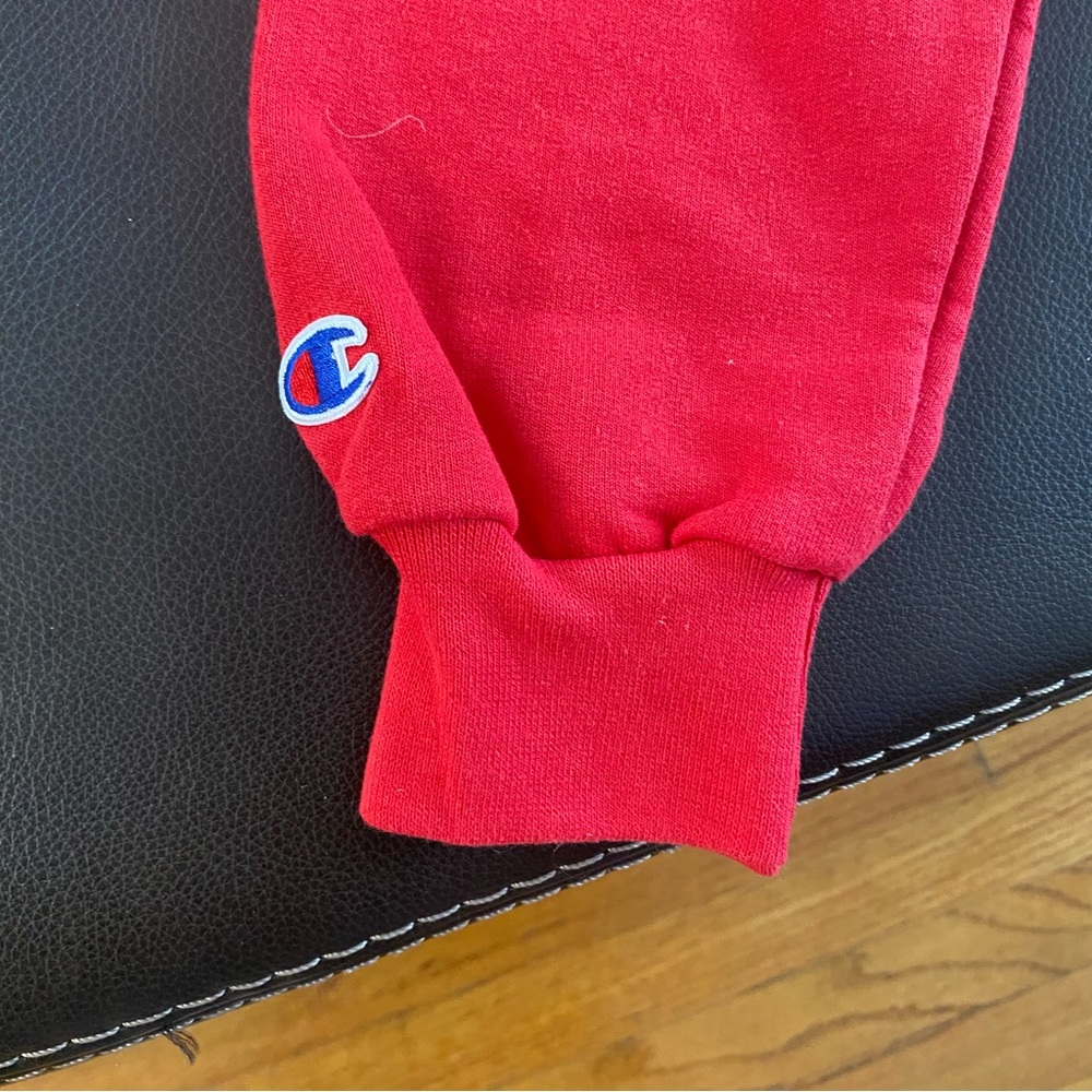 Fairfield University Custom Red Cropped Hoodie - image 5